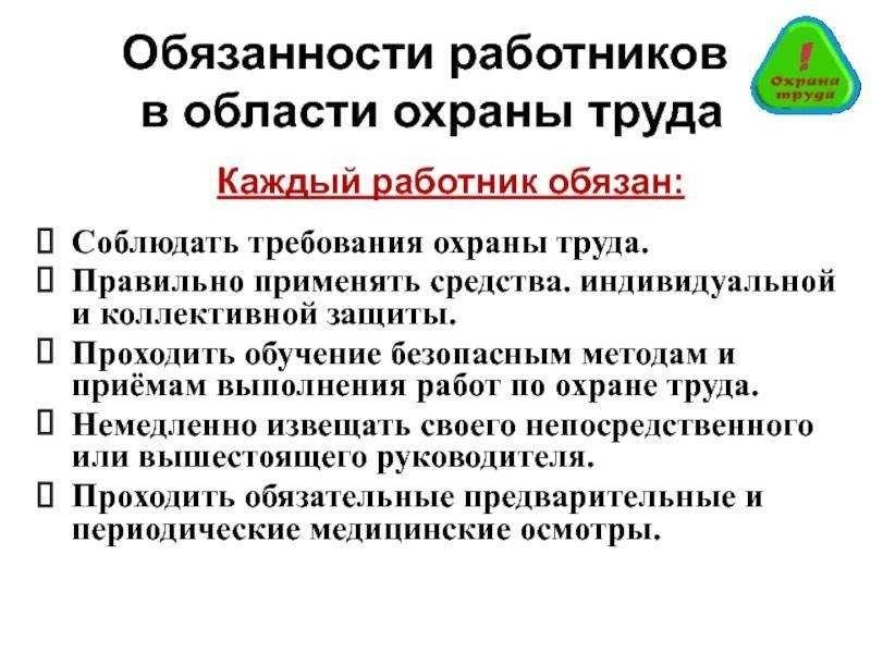 Обязанности работника и работодателя всё что вам нужно знать